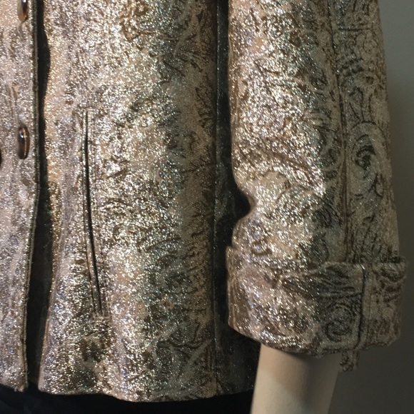 D&G Dolce and Gabbana gold leaf jacket - Picture 5 of 13